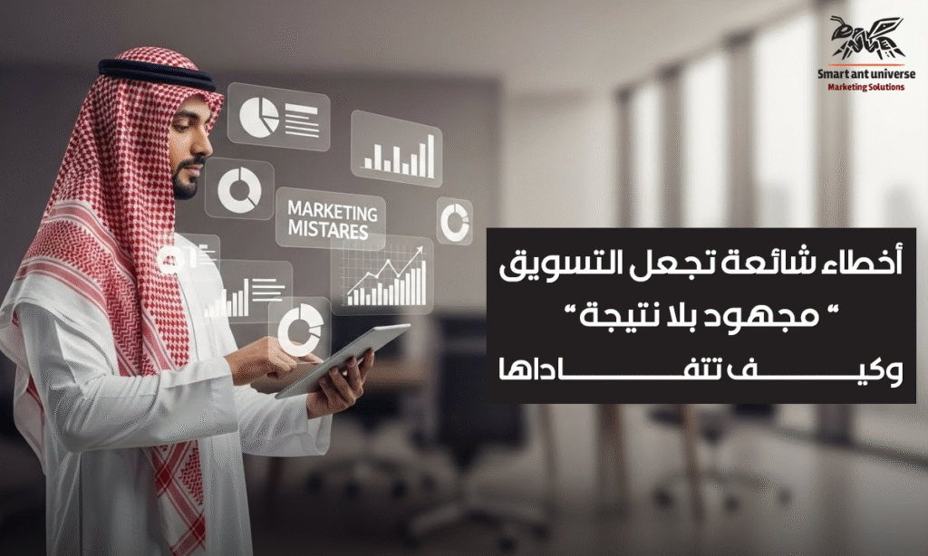 أخطاء شائعة تخلي التسويق “مجهود بلا نتيجة” وكيف تتفاداها